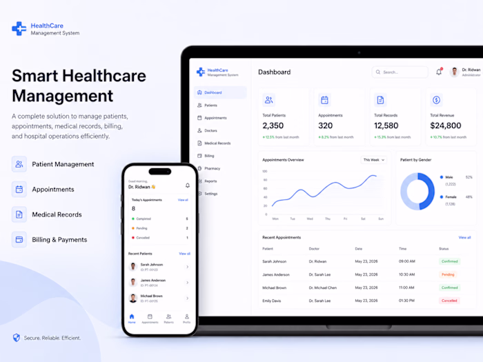 Healthcare Management System
About the Work
I