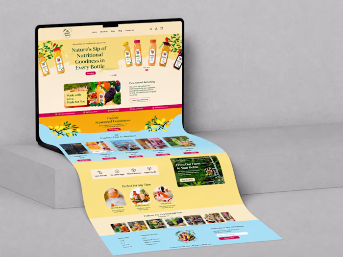 Conversion Focused Shopify Beverage Store
The