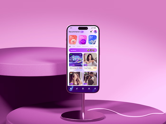 Live chat app design