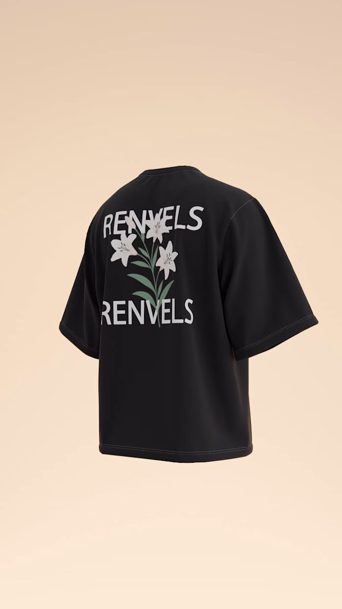 3D Oversized T-shirt Mockup