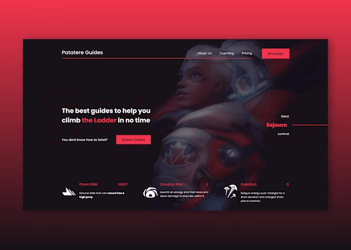 Gaming Guides Landing Pages