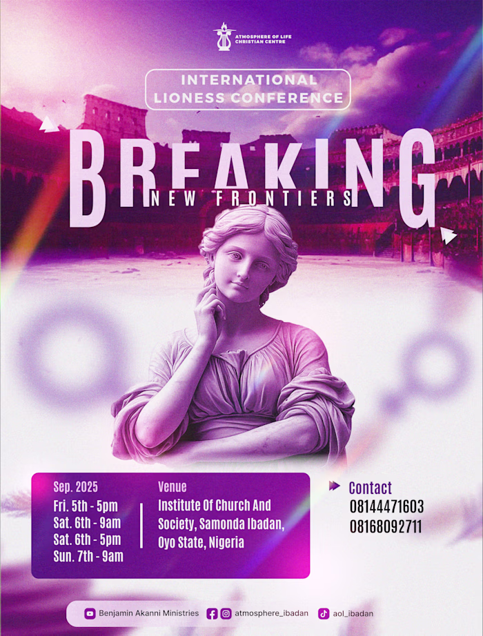 Lioness Conference Flyer Design