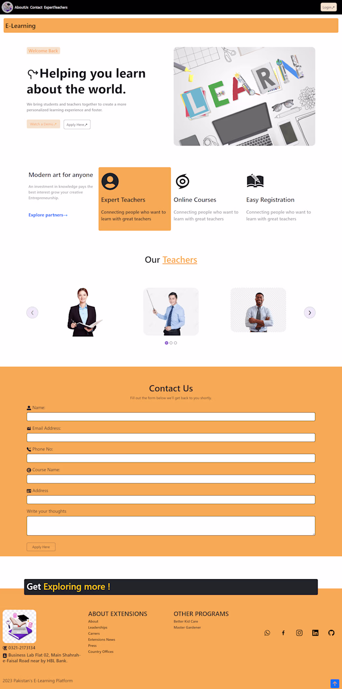 E-Learning APP