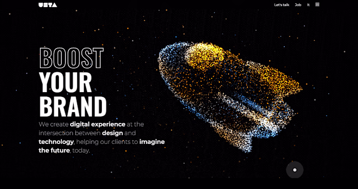 Agency Webflow Website and Spline Animation Development