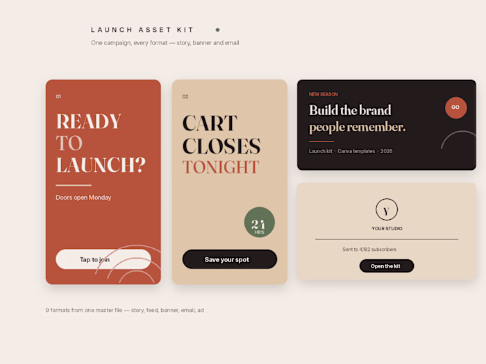 New Season — Multi-Format Launch Asset Kit