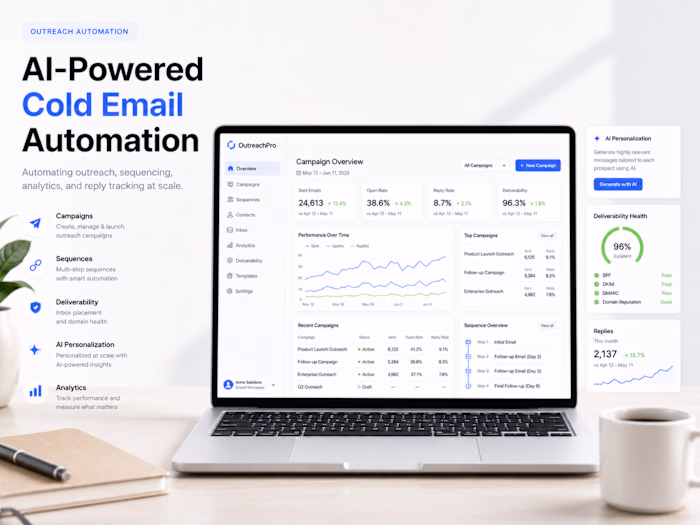 AI-Powered Cold Email Automation Platform