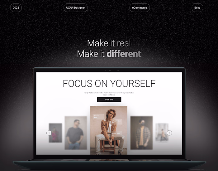 Beka – Men’s Fashion E-commerce Website Redesign