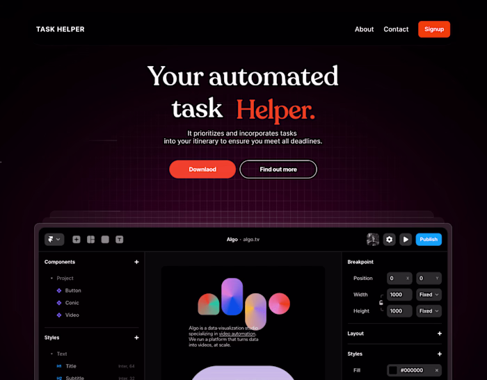 Task helper app