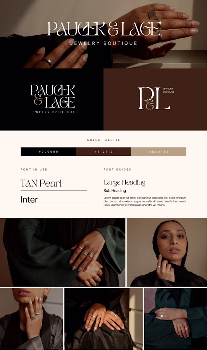 From concept to clean identity ✨