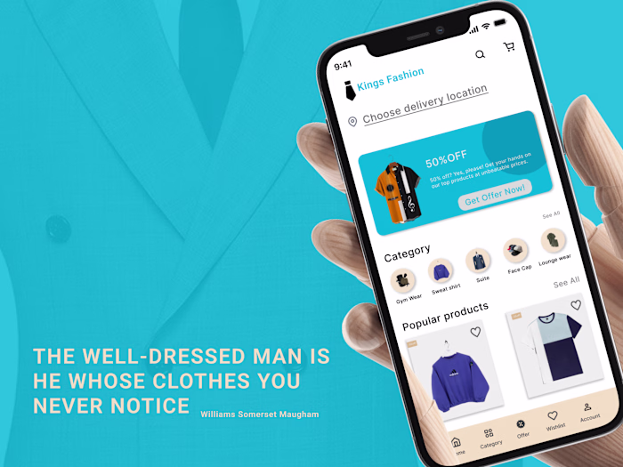 Kings Fashion mobile case-study