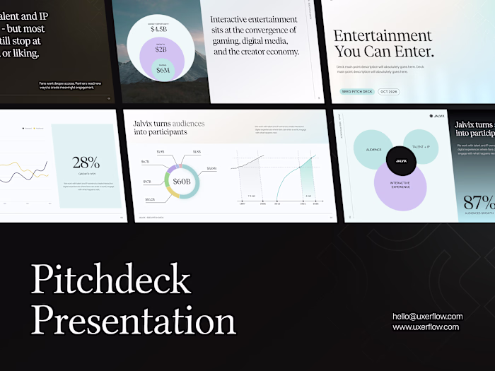 Jalvix Pitch Deck Design