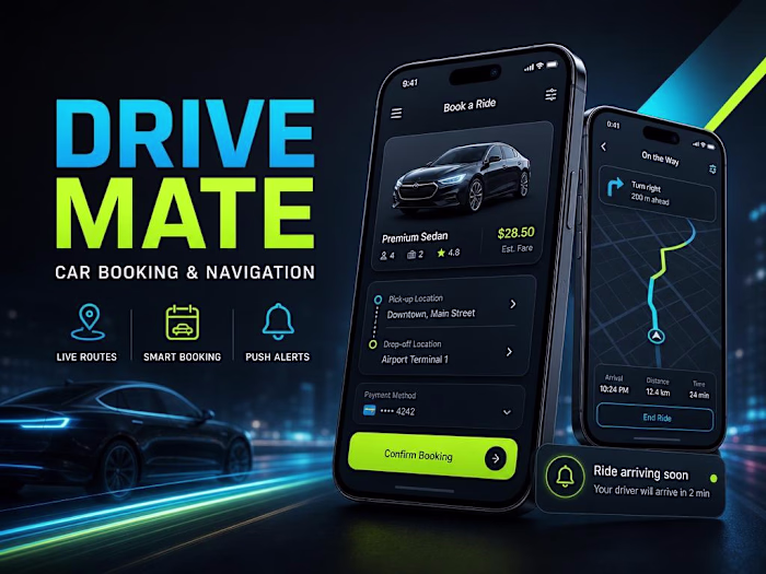 Drive Mate — Peer-to-Peer Car Booking & Navigation