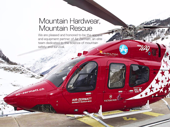 e-commerce for Mountain Hardwear
