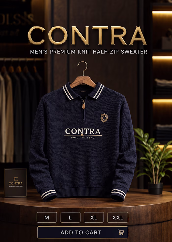 Premium Men’s Fashion Product Advertisement
Designed