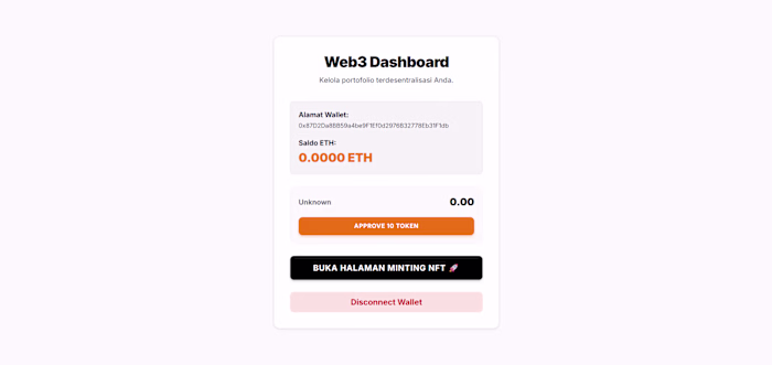 Web3 Portfolio Tracker
First Learn-oriented project