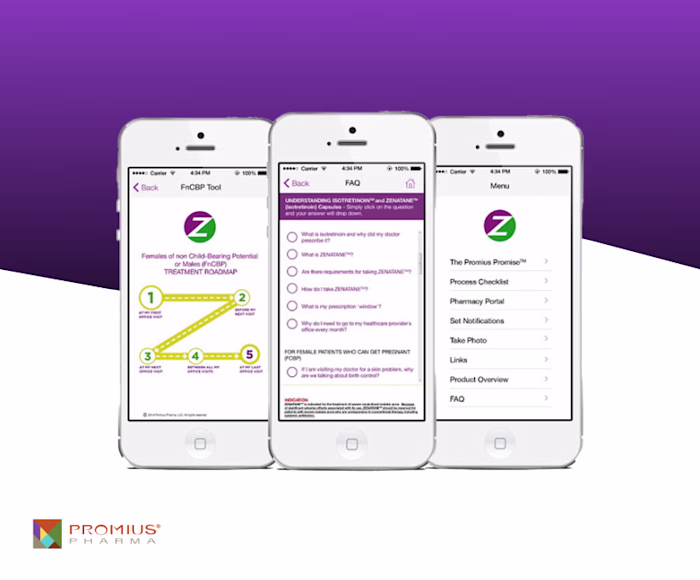 Promius Pharma Application Design