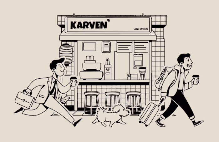 Karven Coffee brand idenity design
