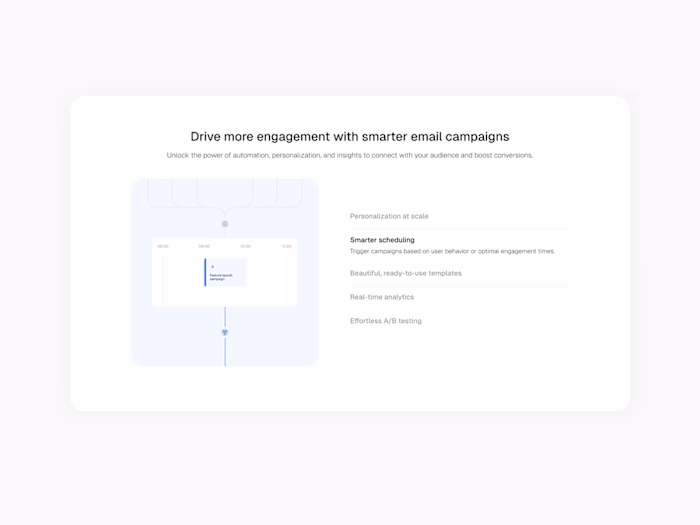 Feature focus section