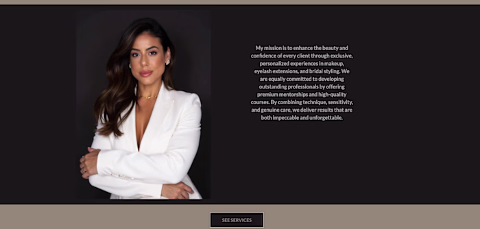 Website Development for an Eyelash Business