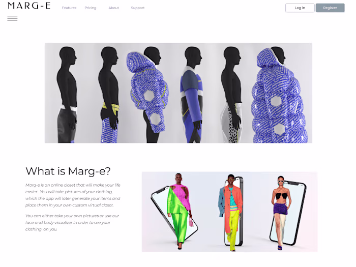 MARG-E 2.0 | Web & UX UI 