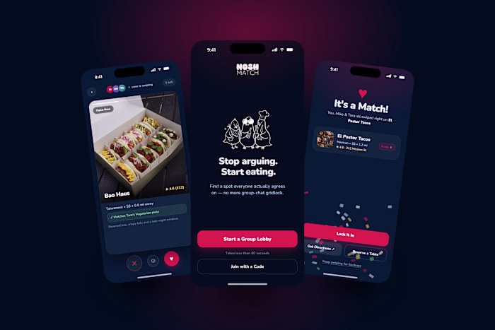 NoshMatch - Concept App for