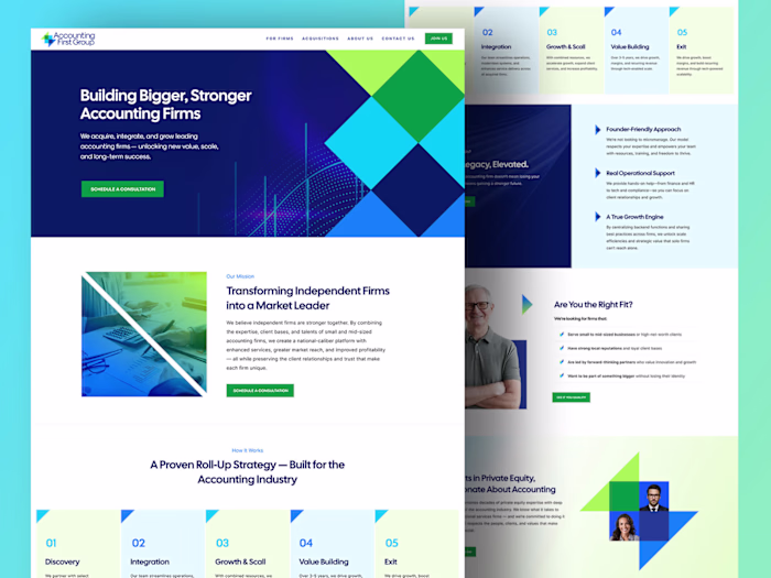 New Website Design for Accounting First Group