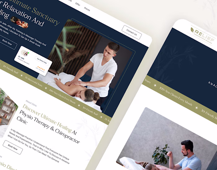 Relife Website Ui/Ux Design Website Design :: Behance