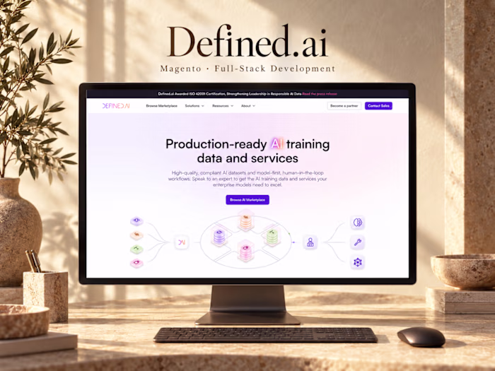 Defined.ai - Magento Backend & Full-Stack Development