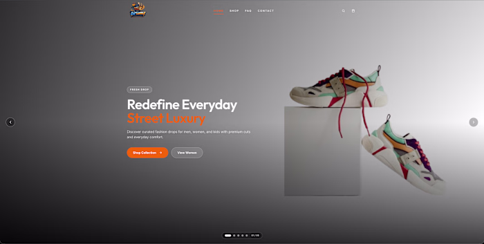 A modern, premium e-commerce storefront