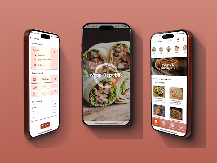 Wrap Republic - Food delivery App