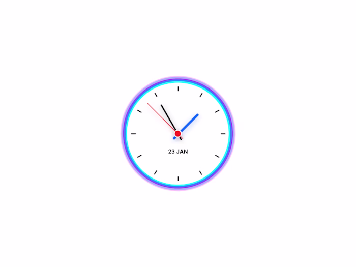 Alarm Watch Animation (Turn on sound)
