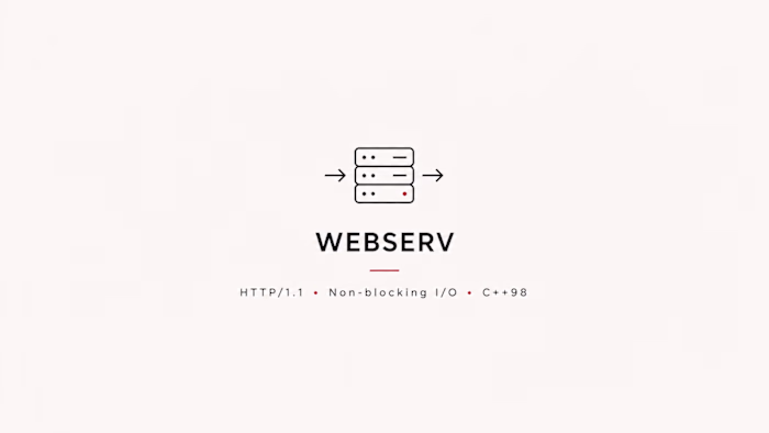 Webserv is a custom HTTP/1.1