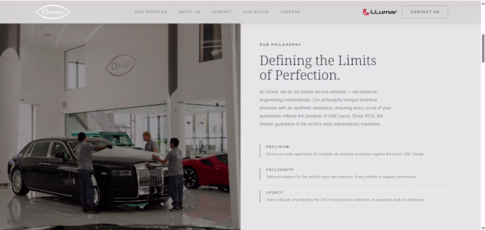 Ozone UAE, a luxury automotive