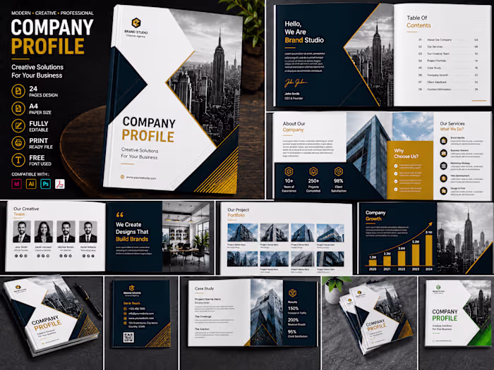 Modern Company Profile Template –