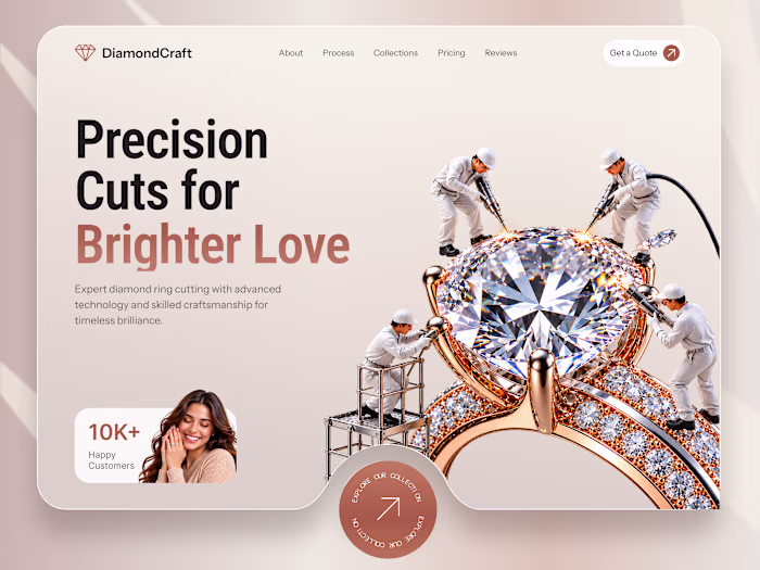 DiamondCraft — Luxury Jewelry Landing
