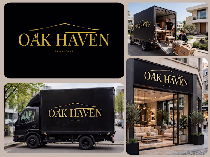 OAK HAVEN Luxury Brand Identity and Visual Design