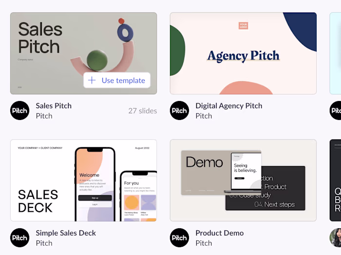 Presentation Design for Sales Pitch