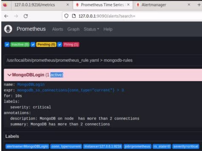 MongoDB integration with Prometheus