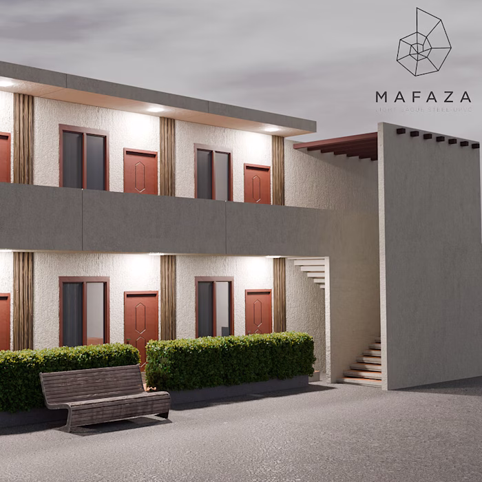 Modern Building Exterior — ArchViz.