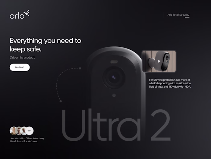 Arlo Website Design