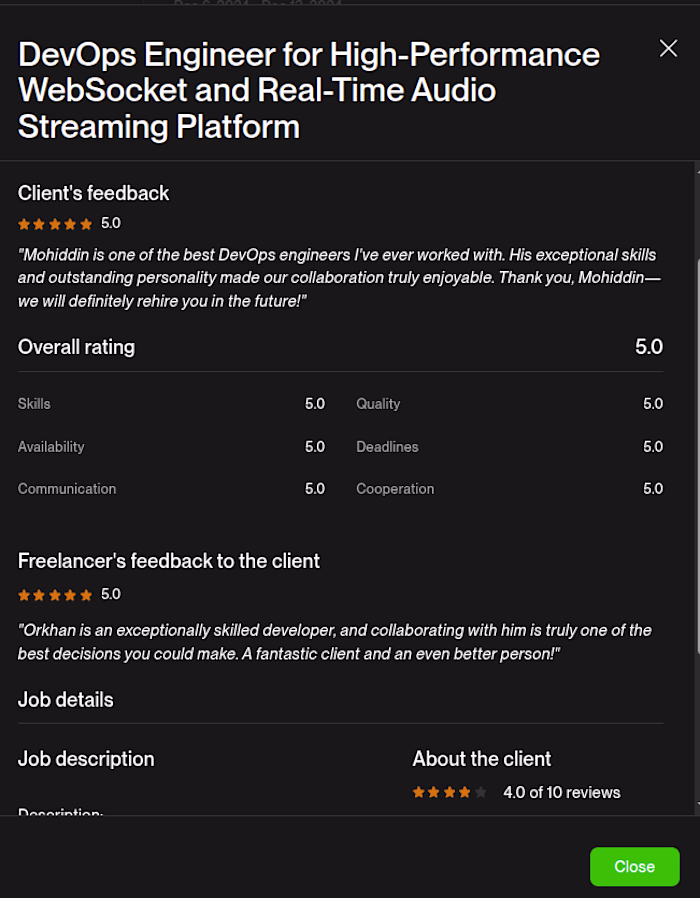 High-Performance DevOps Setup for Real-Time Audio Streaming