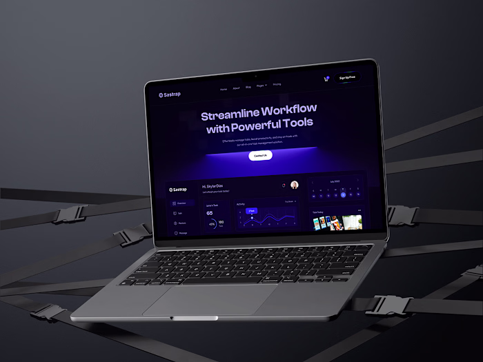 Sastrap Landing Page