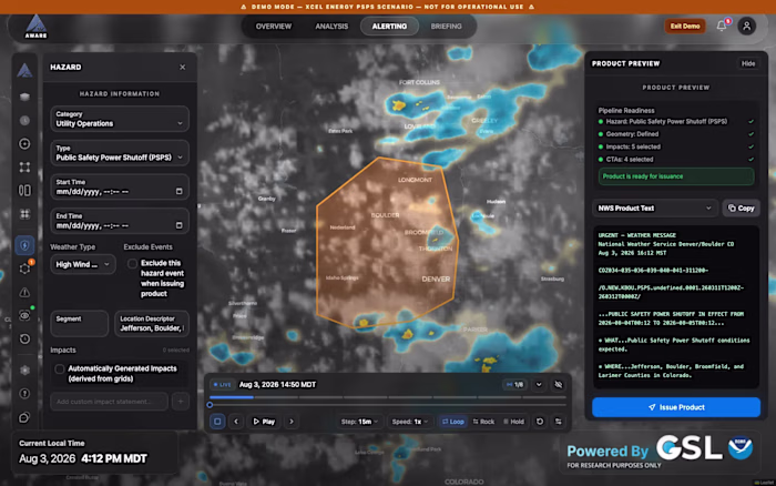 AWARE — Decision Support for NWS Forecasters