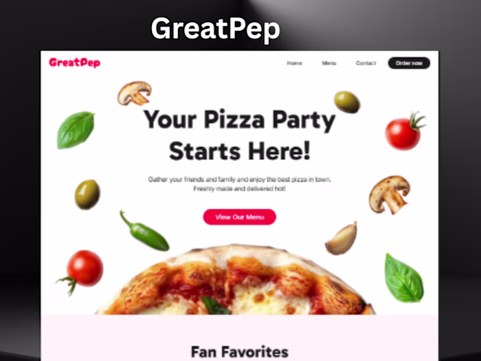 Restaurant website
