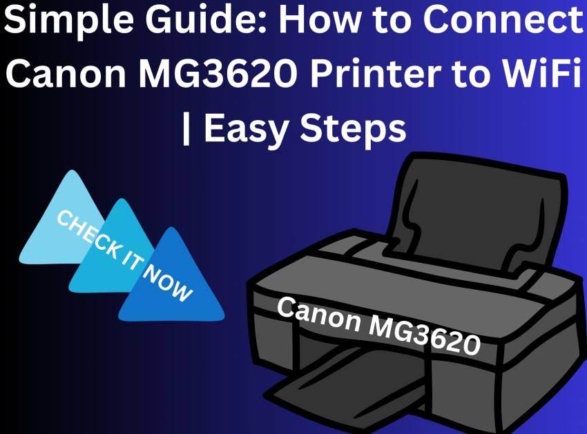 How To Connect Canon Mg3620 Printer To Wifi By Aman Chandravanshi