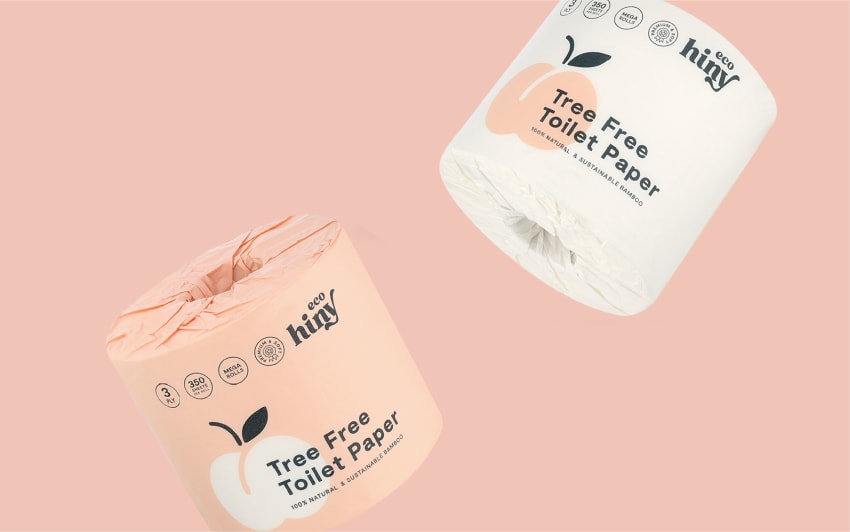 ecoHiny - Bamboo Toilet Paper Branding & Packaging by Cansu Dağbağlı  Ferreira