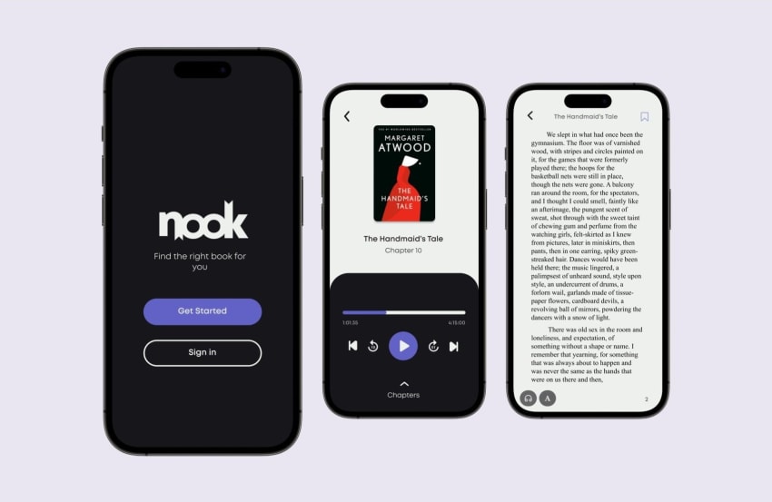 Redesigning the UX/UI Nook Mobile Experience by Hanan Khalif