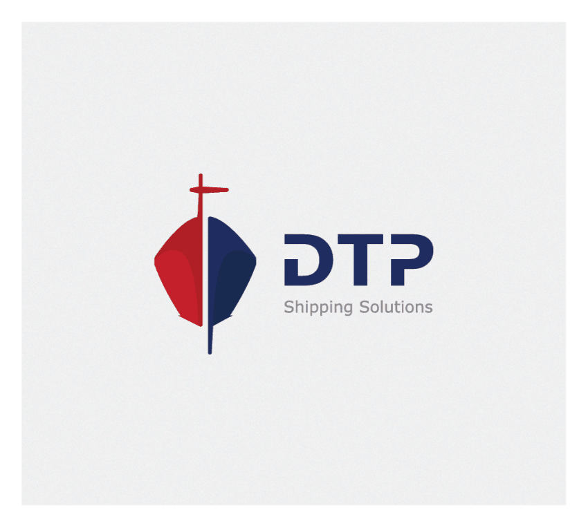 Dtp shipping solutions | Logistics logo, Company logo design, Logo design