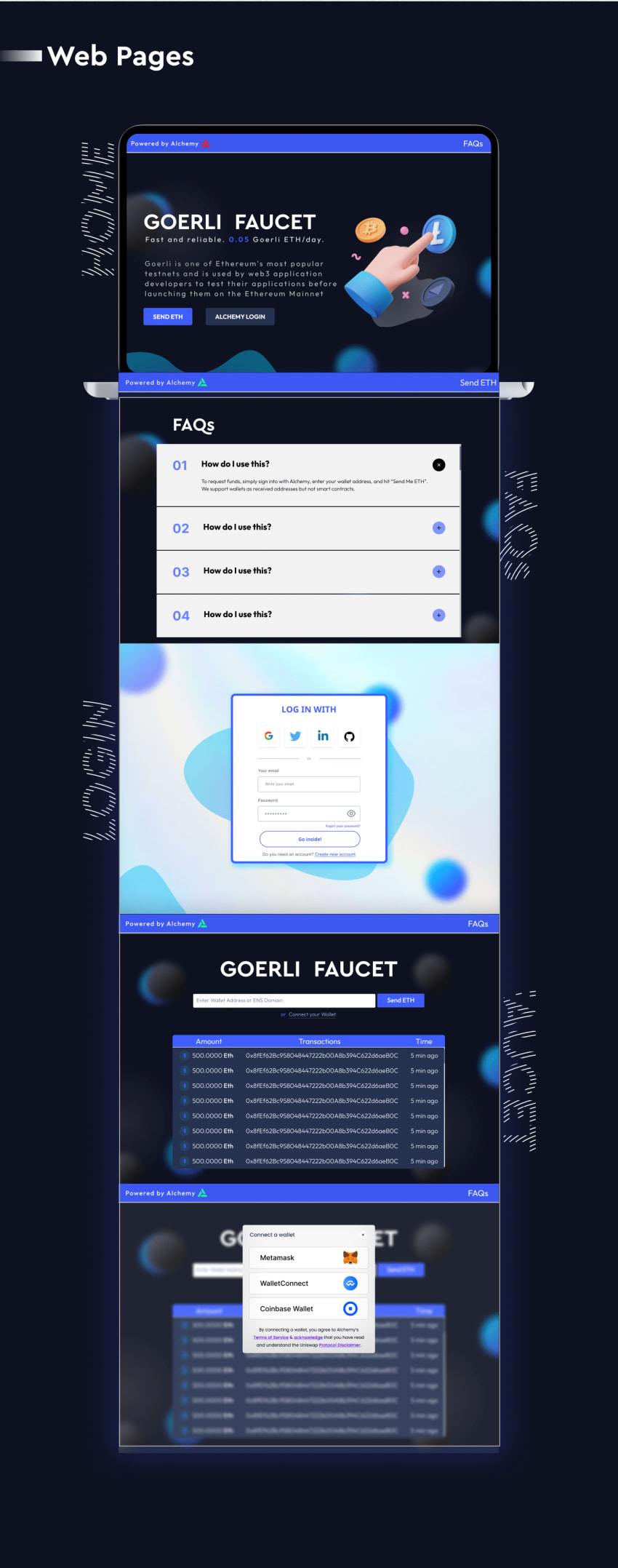 UX Redesign Alchemy's Goerli Faucet by Priyanshu Mehra