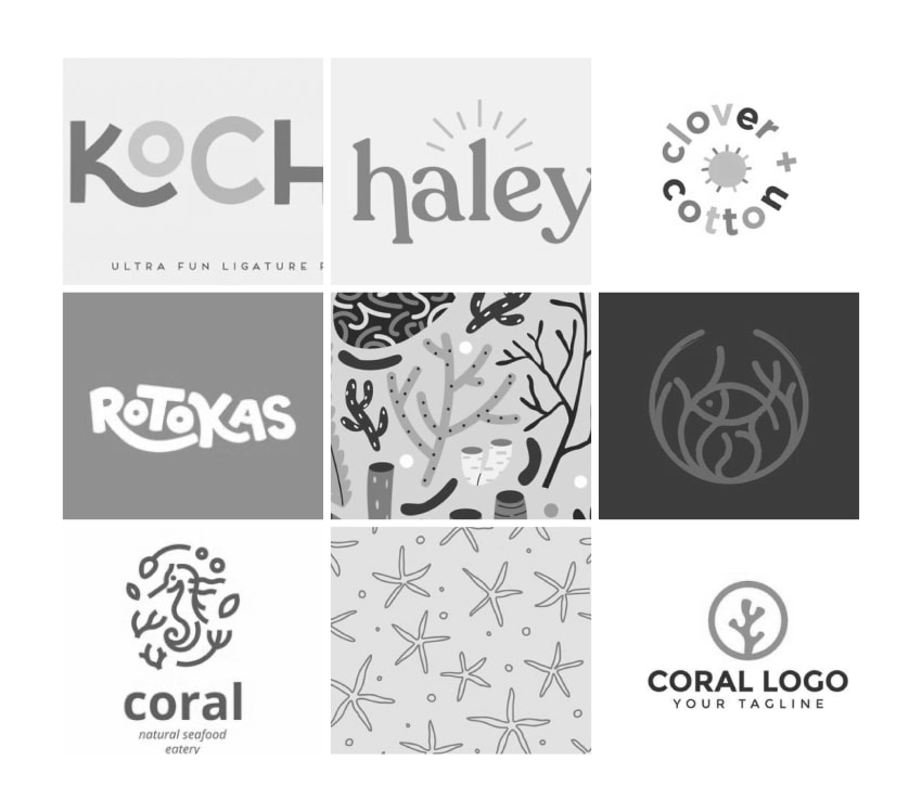 Coral Logo Icon Design Vector Template 7944462 Vector Art at Vecteezy